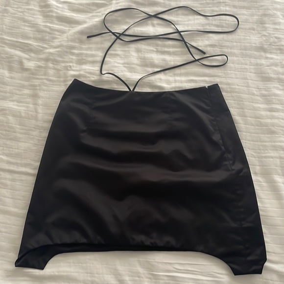 Helmut Lang Satin Mini Skirt - Picture 1 of 3